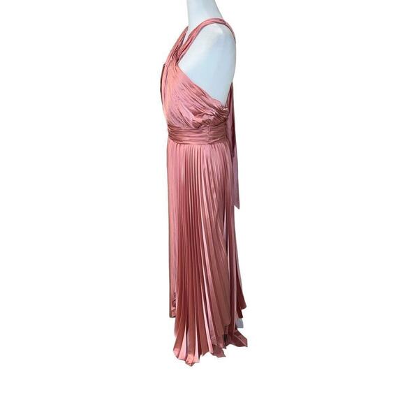 Mac Duggal Pink Halter Maxi Dress - Picture 6 of 13